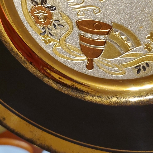 Dynasty Gallery Exclusive Original Chokin Happy 50th Anniversary-24Kt rim plate - Picture 6 of 9